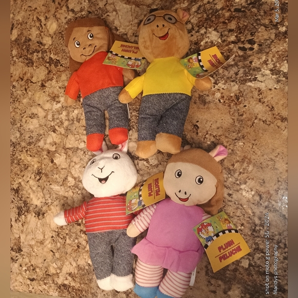 Kids Toy Arthur DW Custom Kids Plush Characters Doll Set - Picture 4 of 4